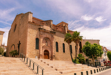 Fototapeta premium Mediterranean church of the assumption in La ciotat France