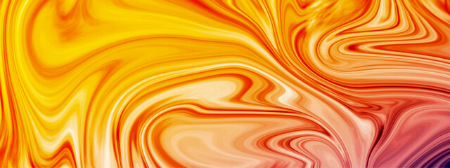Obraz premium llustration of liquid acrylic resin. Divorces and smooth lines of paint, colors. Pearl modulations. Abstraction of acrylic, epoxy, halftones. 3d illustration