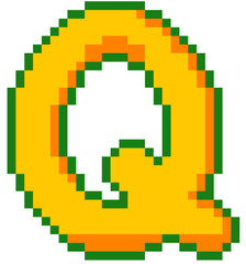 Obraz premium Pixel font