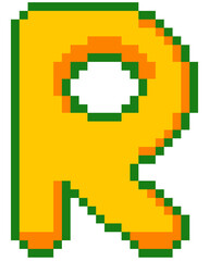 Obraz premium Pixel font