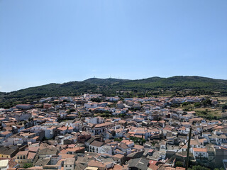 Red Roofs and Green Hills
