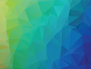 Abstract Color Polygon Background Design, Abstract Geometric Origami Style With Gradient