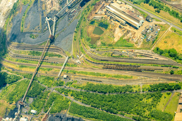 Railway Line From Above