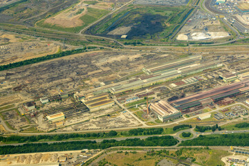 British Steelworks From Above