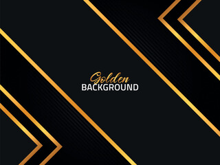 Golden Abstract Background Illustration or Dark Background With Golden Abstract