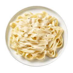 Pasta with tomato, mushrooms, vegetables and basil on transparent background Remove png created with Generative AI, Clipping Path