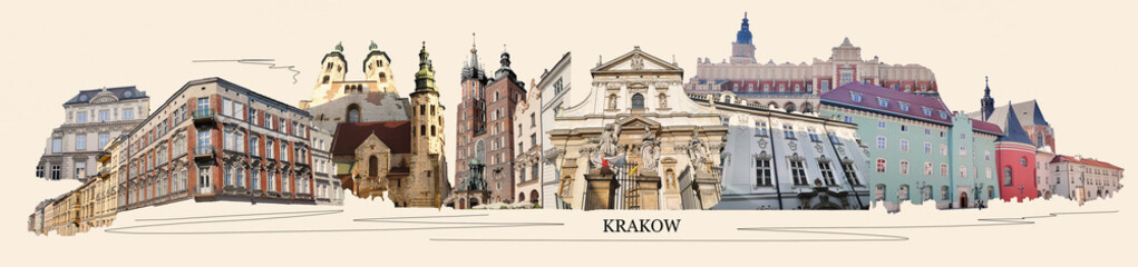 Contemporary Art Design Collage About