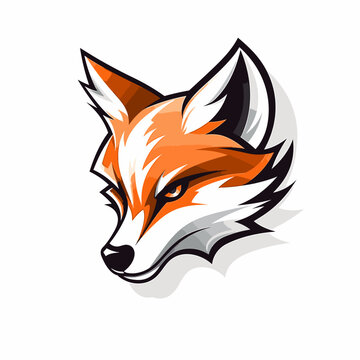 Esport vector logo fox, fox icon, fox head, vector