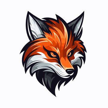 Esport vector logo fox, fox icon, fox head, vector