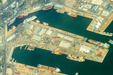 British Harbour Port - obrazy, fototapety, plakaty