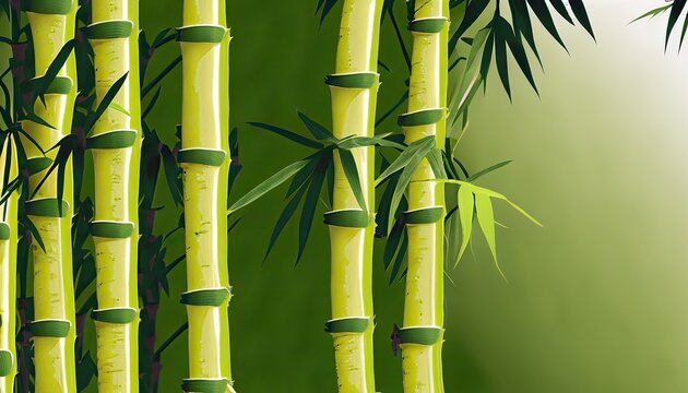 green, bamboo forest, art photo, background