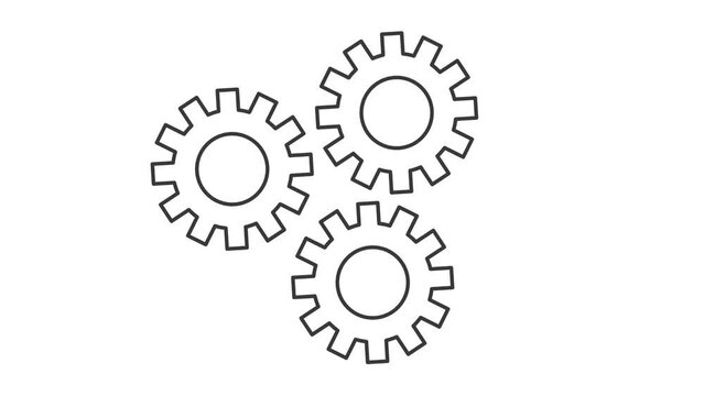 cogwheel gear rotation mechanical motion element