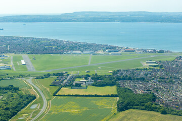Lee solent Airport Aerial View