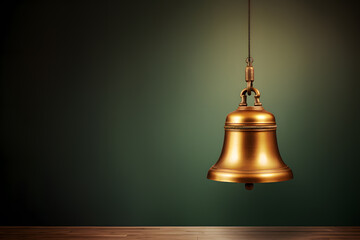 A school bell symbolizing the start of a fresh academic - obrazy, fototapety, plakaty