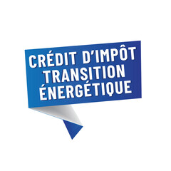 CITE - crédit d'impôt transition énergétique en France