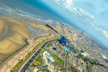 Blackpool Pleasure Beach Coast View