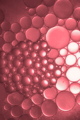 Abstract Gradient Background - Fantastic Red Oil drops In Water 
