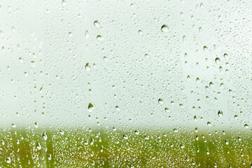 Rain Drops On Window