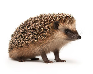 Obraz premium hedgehog on white background