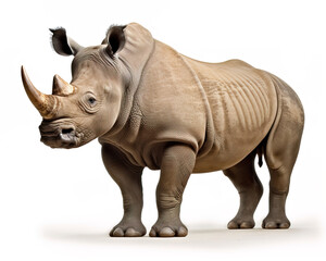 Obraz premium rhino isolated on white