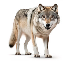 Obraz premium wolf isolated on white