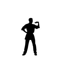 chef silhouette illustration