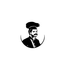 chef silhouette illustration