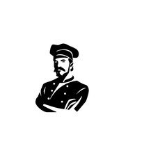 chef silhouette illustration