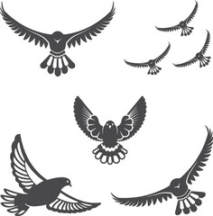 set of birds vector art design, vector, icon, illustration, bird, logo, design, symbol, water, wave, silhouette, set, nature, animal, sign, pattern, art, shape, flying, cartoon, floral, sea, business