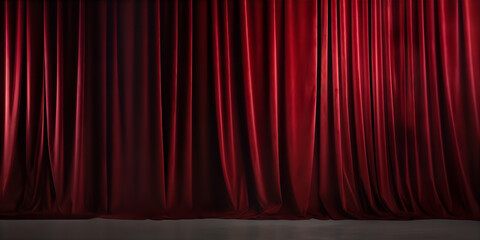 Red Velvet Cinema Theatre Curtains Photography Backdrop Background
