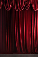 Red Velvet Cinema Theatre Curtains Photography Backdrop Background
