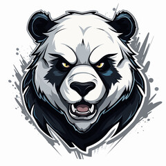 Fototapety  Esport vector logo panda, panda icon, panda head, vector