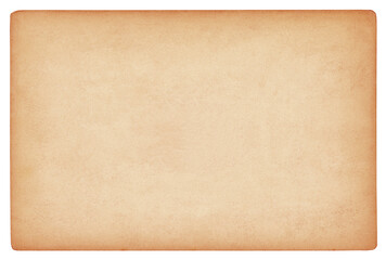 Vintage paper background isolated - (clipping path included)