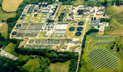 Sewage Works From Above