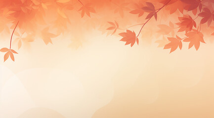 abstract autumn leaves, space for copy or text