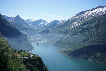 Geiranger Fjord Norwegen