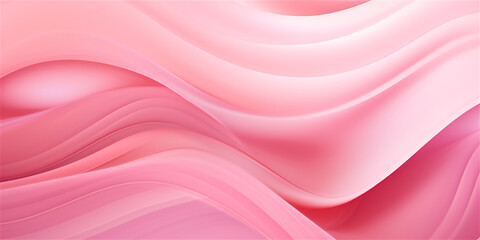 Obraz premium pink abstract wave background, ai generated 