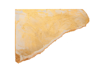 PNG Torn empty old grunge gold, pieces texture cardboard paper isolated on transparent background.