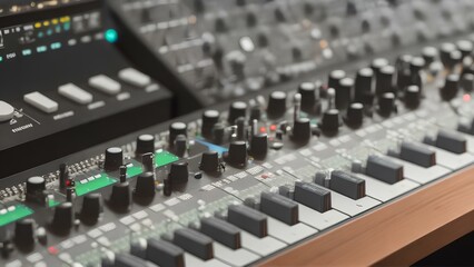 Obraz premium sound mixer panel