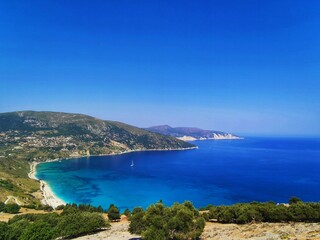 view of the sea from the sea