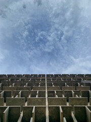 Fototapeta premium Brasília Building Facade and sky