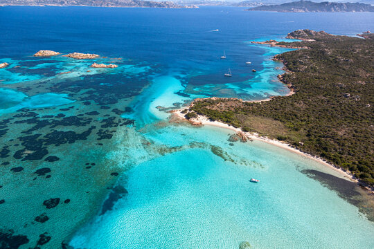 details of archipelago La Maddalena amazing coastline