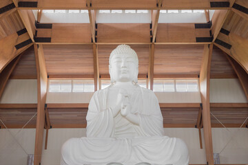 Largest buddha statue in western hemisphere, Chuang Yen Monastery in Carmel, New York.