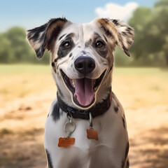 A Dogs Joyful Grin: The Happiest Mutt