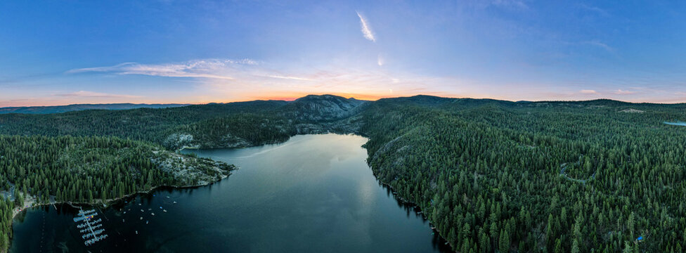Pinecrest Lake Panorama, Pinecrest, CA - Stanislaus National Forest