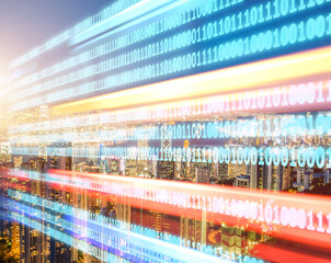 Concept of modern digital city and innovation