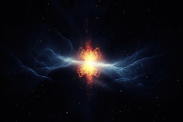 Star exploding into a supernova, signifying the renewal of celestial cycles. Generative AI