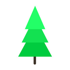 Forest Pine Trees Nature Flat Design