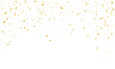Vector golden confetti background