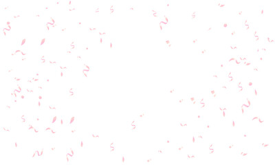 Vector pink confetti background
